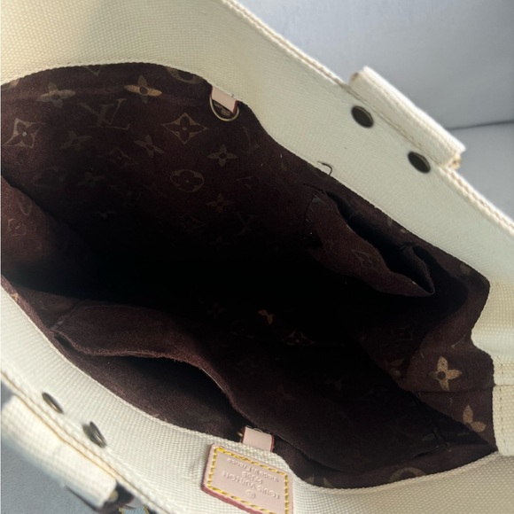 LV Globe Shoppers Cabas Canvas tote bag - Picture 2 of 8